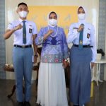 Ketua TP PKK Riani Sari Arinal Audensi Dengan Dua Siswa Terpilih Paskibraka Nasional Perwakilan Lampung.