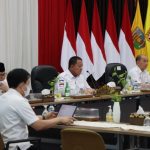 Gubernur Arinal Ikuti Pembahasan Revitalisasi TMII dan Evaluasi Anjungan Milik Pemprov Bersama Kemensetneg