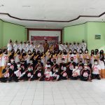 Polwan Ditkrimum Polda Lampung Ucapkan Hari Anak Nasional