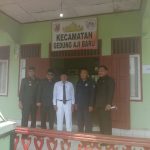 Camat Gedung Aji Baru Pimpin Upacara HUT RI Ke- 77.