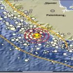 Gempa Berkekuatan Mag.6,7 Goncang Kota Bengkulu.