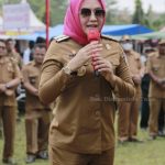 Usai Gelar Pasar Murah Di Penawar Tama,Winarti Jadi Primadona