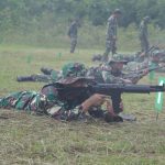 Kodim 0426 Tulang Bawang Gelar Latihan Menembak Senjata Ringan Laras Panjang.