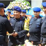 Kapolri Jenderal Pol Listyo Sigit Prabowo menghadiri Perayaan HUT Brigade Mobile Brimob Ke-77.