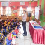 Satlantas Polres Tulang Bawang Berikan Edukasi Kepada Ratusan Pelajar SD