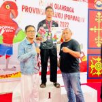 Briptu Yeheskel Luanmasar Sabet 1 Mendali Emas Di Ajang Pekan Olaraga Provinsi Maluku IV.