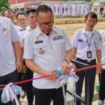 Bupati Mesuji Resmikan Bangunan DAK Tahun 2022 Di Halaman SDN 12 Tanjung Raya.