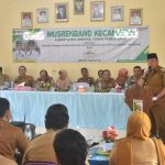 Wakil Bupati Azwar Hadi Beri Sambutan Dalam Rangka Acara MUSREMBANG Tingkat Kecamatan.
