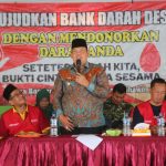 Wakil Bupati Sekaligus Ketua PMI Lamtim Hadiri Ultah Desa Bandar Agung Ke 54.