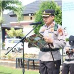 Kapolres Lamtim Pimpin Serah Terima Jabatan Kapolsek Bumi Agung.