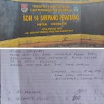 Sebanyak 34 Wali Murid Desak Kadis Disdik Mesuji Segera Berhentikan Kepala Sekolah SDN 14 Simpang Pematang.