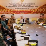 Bupati Lamtim M Dawam Rahardjo ikuti Zoom Meeting Pelaksanaan Rekomendasi Penyelesaian Pelangggaran HAM Berat Non Yudisial.