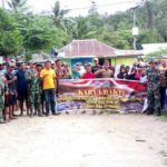 Karya Bakti TNI Dan Para Pelajar Beserta Masyarakat.