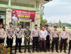 Samapta Polres Tulang Bawang Masif Menggelar Patroli Dialogis ke PPK dan Kantor Penyelenggara Pemilu.