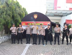 Pengamanan Rapat Pleno Terbuka Hasil Pemilu 2024 Berjalan Lancar, AKBP James Ucapkan Terima Kasih.