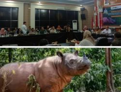 Tokoh Adat dan Aliansi Masyarakat Peduli Way Kambas Tolak Rencana SRS Perluas Kandang Badak di Hutan TNWK.