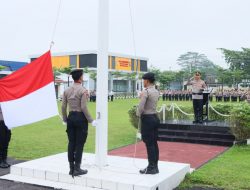 Pesan Kapolres Tulang Bawang Saat Pimpin Upacara Hari Kesadaran Nasional.