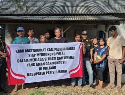 Masyarakat Desa Ulok Komitmen Ciptakan Situasi Kamtibmas Bersama Polri