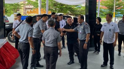 Kalapas Narkotika Kelas IIA Bandar Lampung Terima Kunker Inspektur Wilayah IV Kementerian Imigrasi dan Pemasyarakatan.