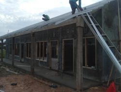 Aparatur Desa Sidang Way Puji Tahun 2025 Bangun Gedung PAUD.