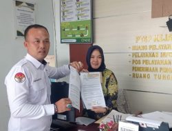 Laskar Lampung Indonesia, Resmi Laporkan Dugaan Korupsi Dana Hibah Bawaslu Lampung Tengah T.A 2024.