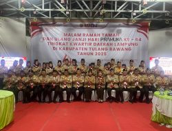 Dandim 0426/TB Hadiri Malam Ramah Tamah dan Janji Hari Pramuka Ke-64 Tahun.