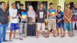 Brigade Pangan Maju Mapan Kurnia Agung Bagikan Bibit Padi Sebanyak 7,2 Ton Kepada 6 Kelompok Tani.