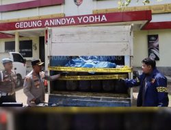 Polres Mesuji polda Lampung Amankan Ribuan Liter Solar BBM Subsidi Ilegal total 4.290 liter