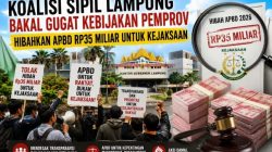 Koalisi Sipil Lampung Soroti Hibah Rp35 Miliar ke Kejaksaan, Siapkan Aksi di Kantor Gubernur